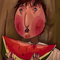 Alana eating Watermelon (ALANA) token icon