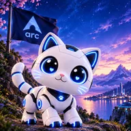 Artificial Robot Cat (ARC) token icon
