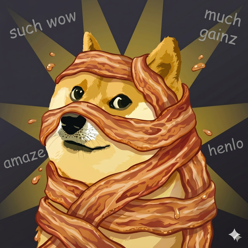 Bacon Wrapped Dogecoin (BACONDOGE) token icon