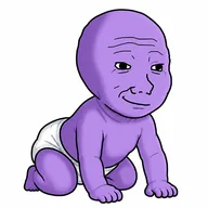 Baby Purple Wojak (BPURK) token icon
