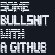 SOME BULLSHIT WITH A GITHUB (BULLSHIT) token icon