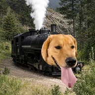 Dog-Headed Steam Train (DOGTRAIN) token icon