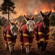 Firefighting Donkeys (DONKEYS) token icon