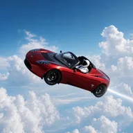Flying Tesla Roadster (FTR) token icon
