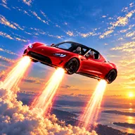 flying tesla roadster (FTR) token icon