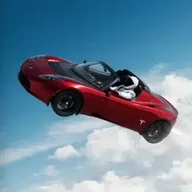 flying tesla roadster (FTR) token icon