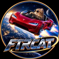 Flying Tesla Roadster Cat (FTRCAT) token icon