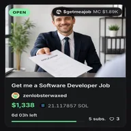 Get Me a Job (GETMEAJOB) token icon