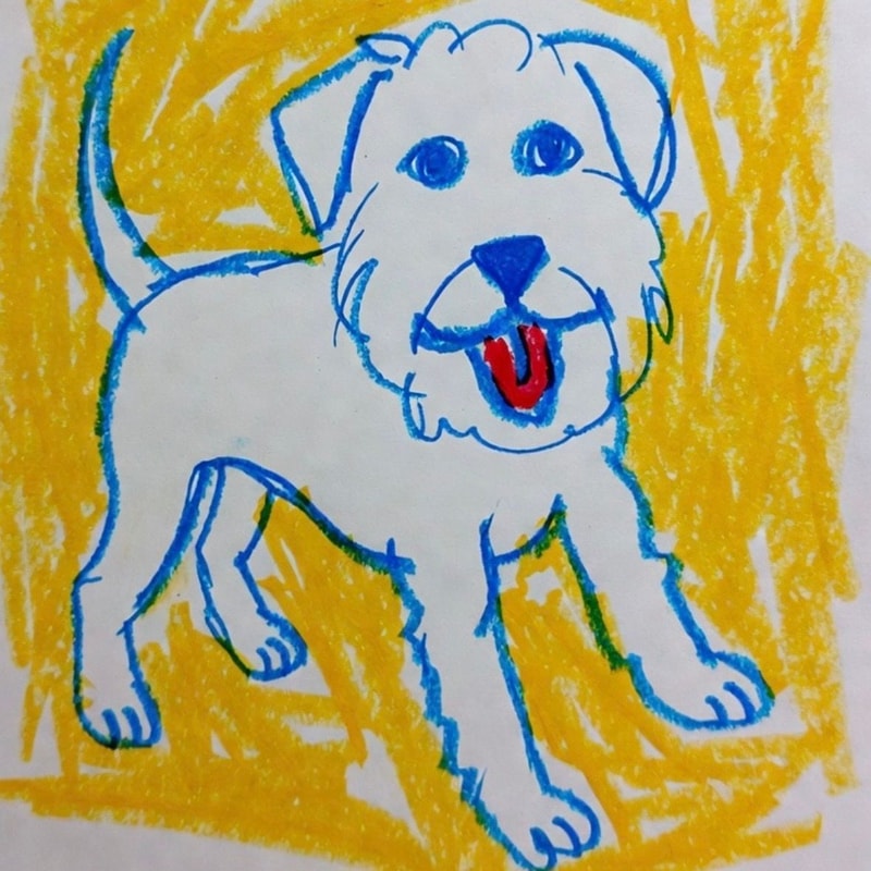 Hand drawn dog (HDD) token icon