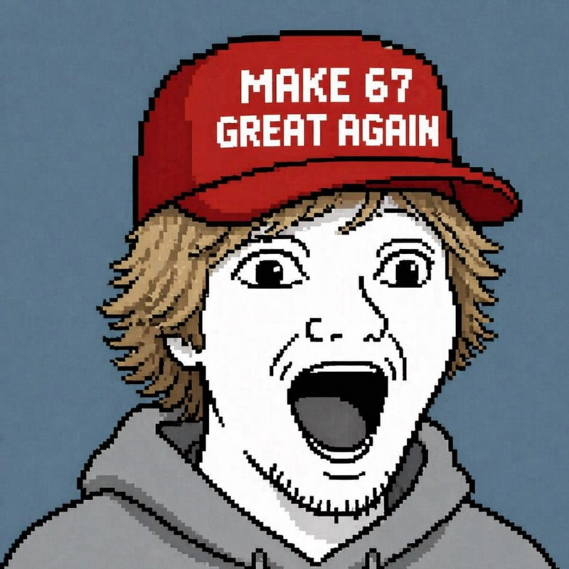 Make 67 Great Again (M67GA) token icon