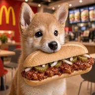 The McRib Inu (MCRIBINU) token icon