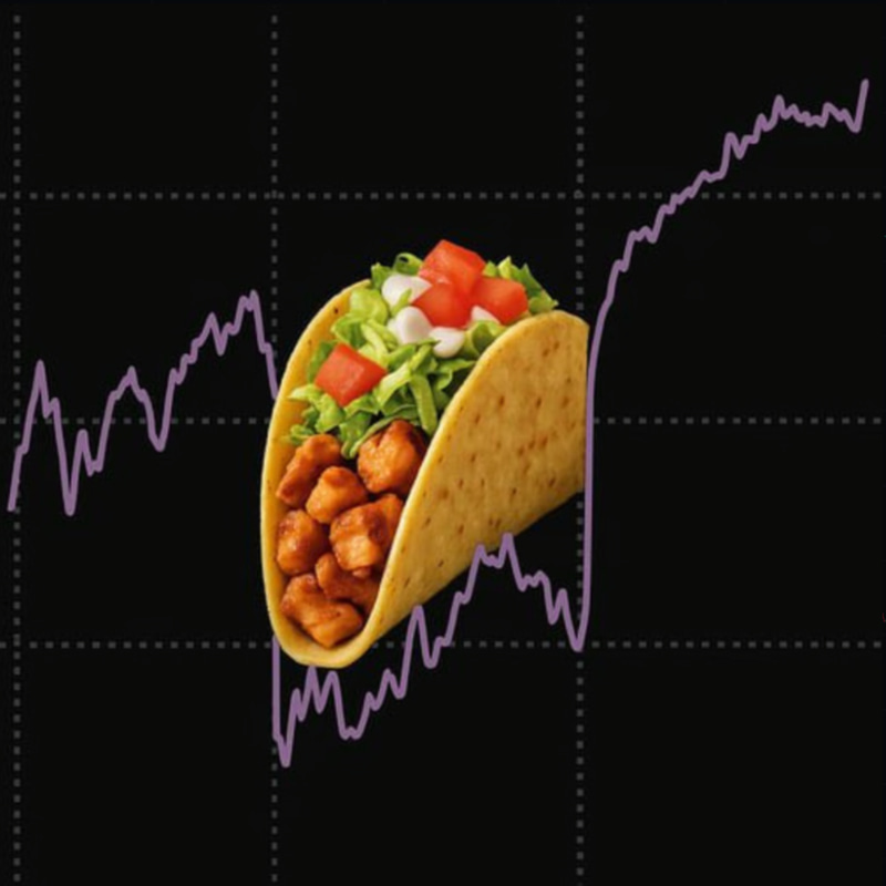 TRUMP ALWAYS CHICKENS OUT (TACO) token icon