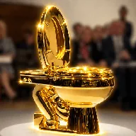 golden toilet (TOILET) token icon