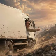 Just a truck driver (TRUCKER) token icon